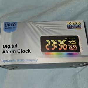 New RGB C010 Multicolor Digital Alarm Clock